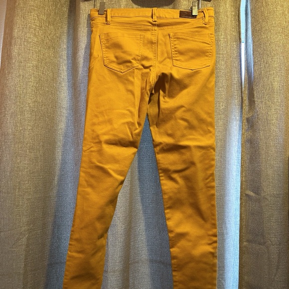 Good Condition Women's Express Mustard Straight Leg Pants - Picture 2 of 2
